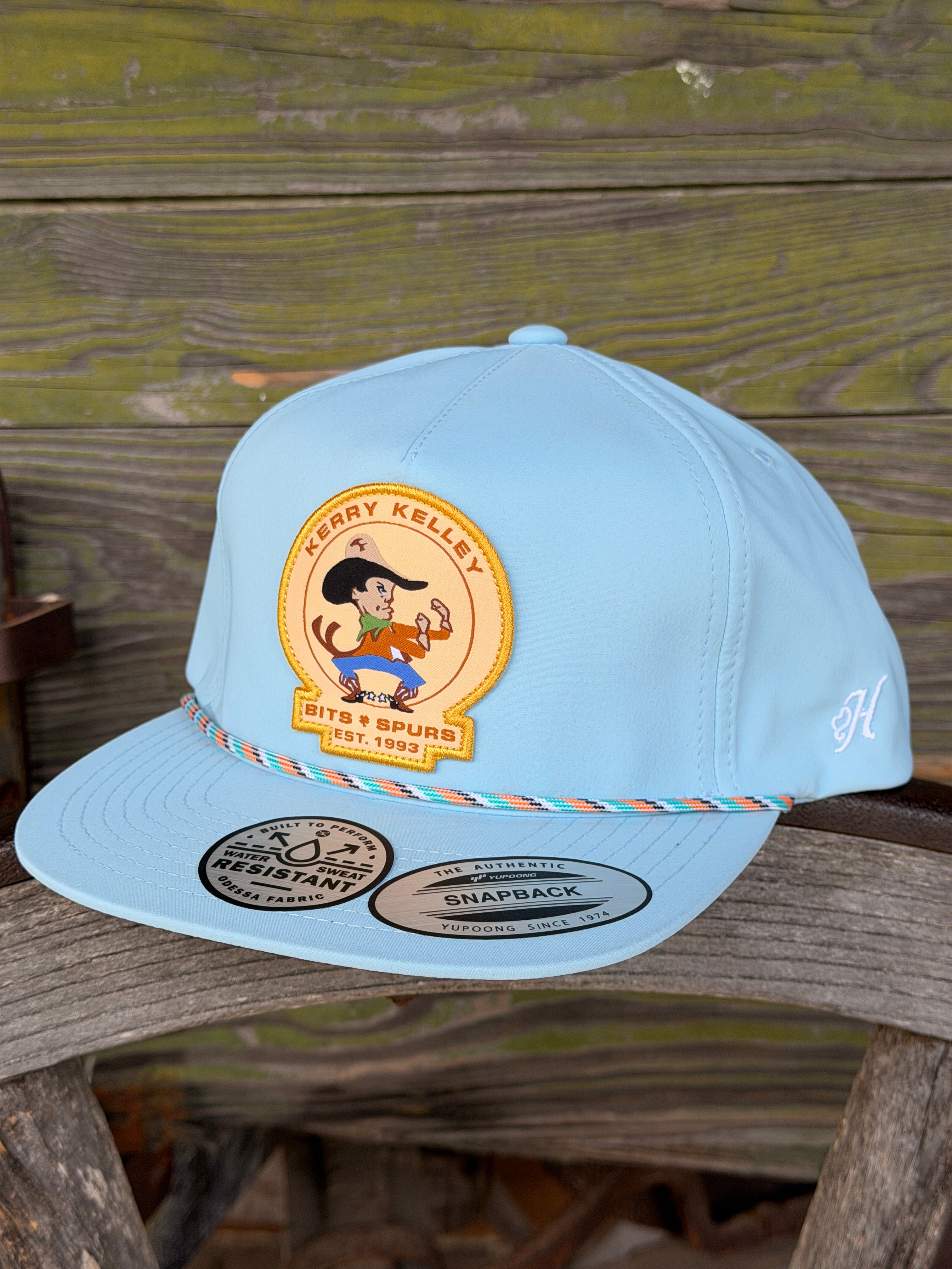 Hooey Fighting Irishman Rope Cap Light Blue