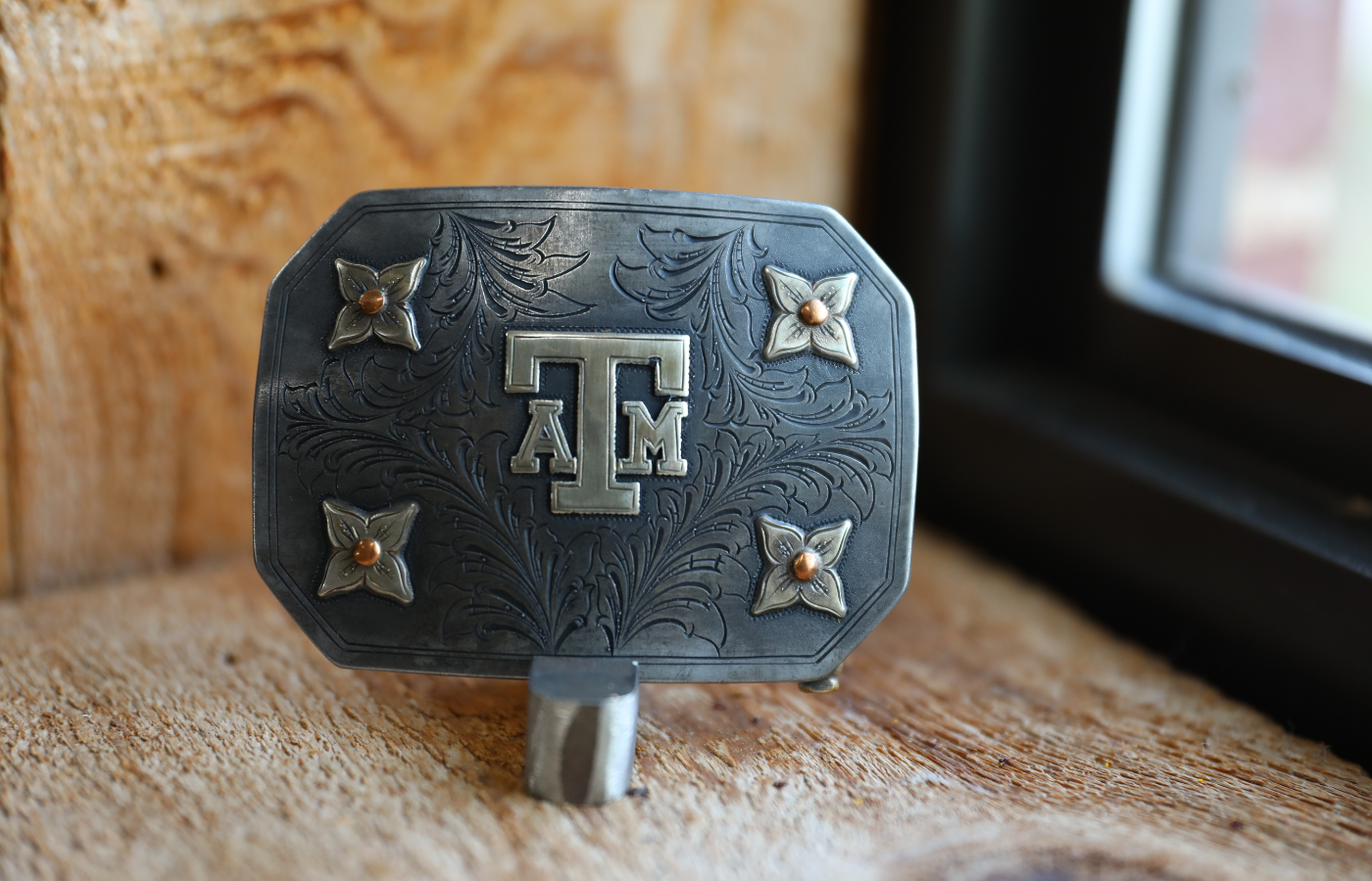 A&M University Scout Buckle