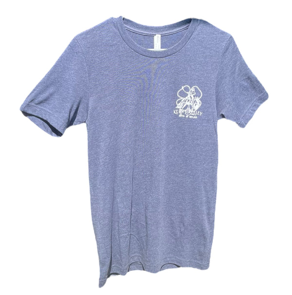Bucking Horse/Clover T-Shirt - Navy Blue