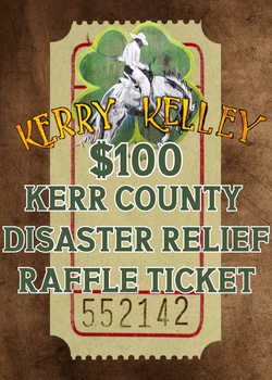 Texas Hill Country Disaster Relief Donation Raffle Ticket