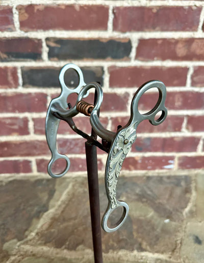Buster Short Thick Silver Floral - Solid Mouthpieces