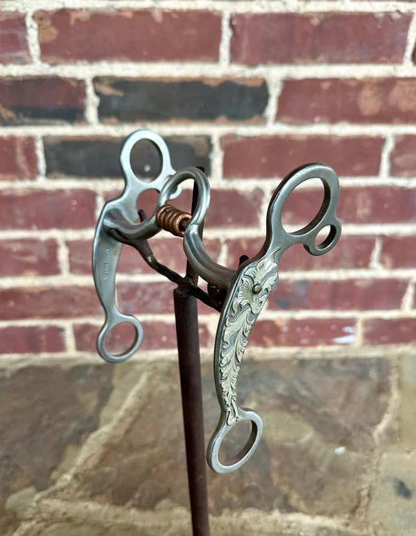 Buster Short Thick Silver Floral - Solid Mouthpieces