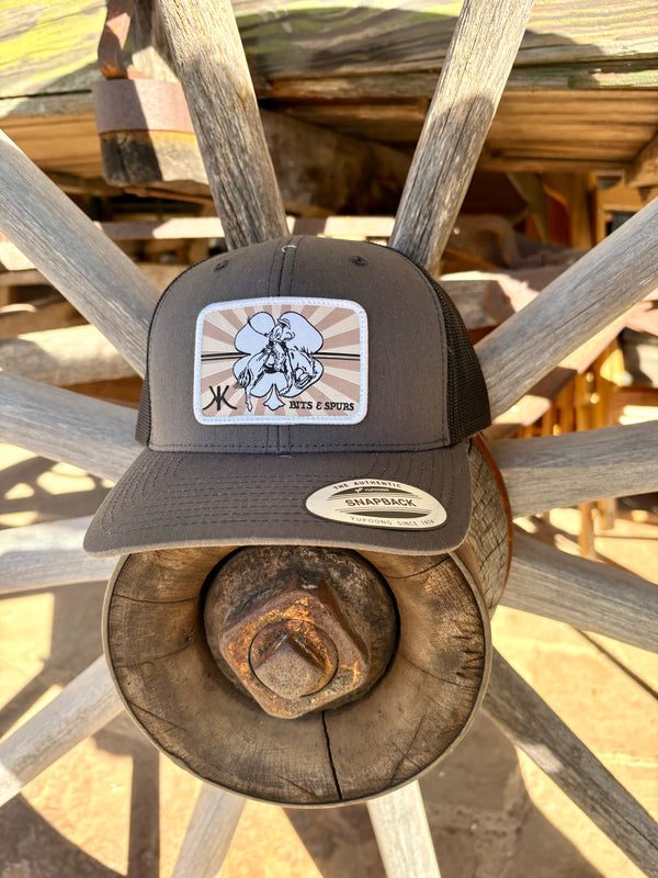 Kerry Kelley - Red Dirt Caps Charcoal/Black Curved Bill