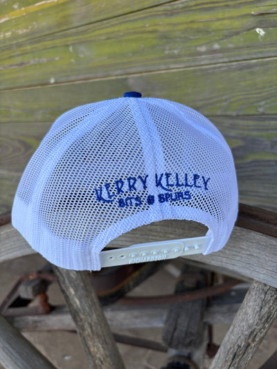 Texas Flag W/ Kerry Kelley Logo Cap Royal Blue/White