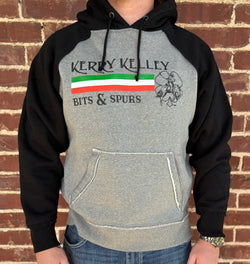 Kerry Kelley Irish Flag Logo Sweatshirt - Smoke Heather/Black