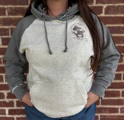 Two-Tone Grey Fighting Irishman Hoodie