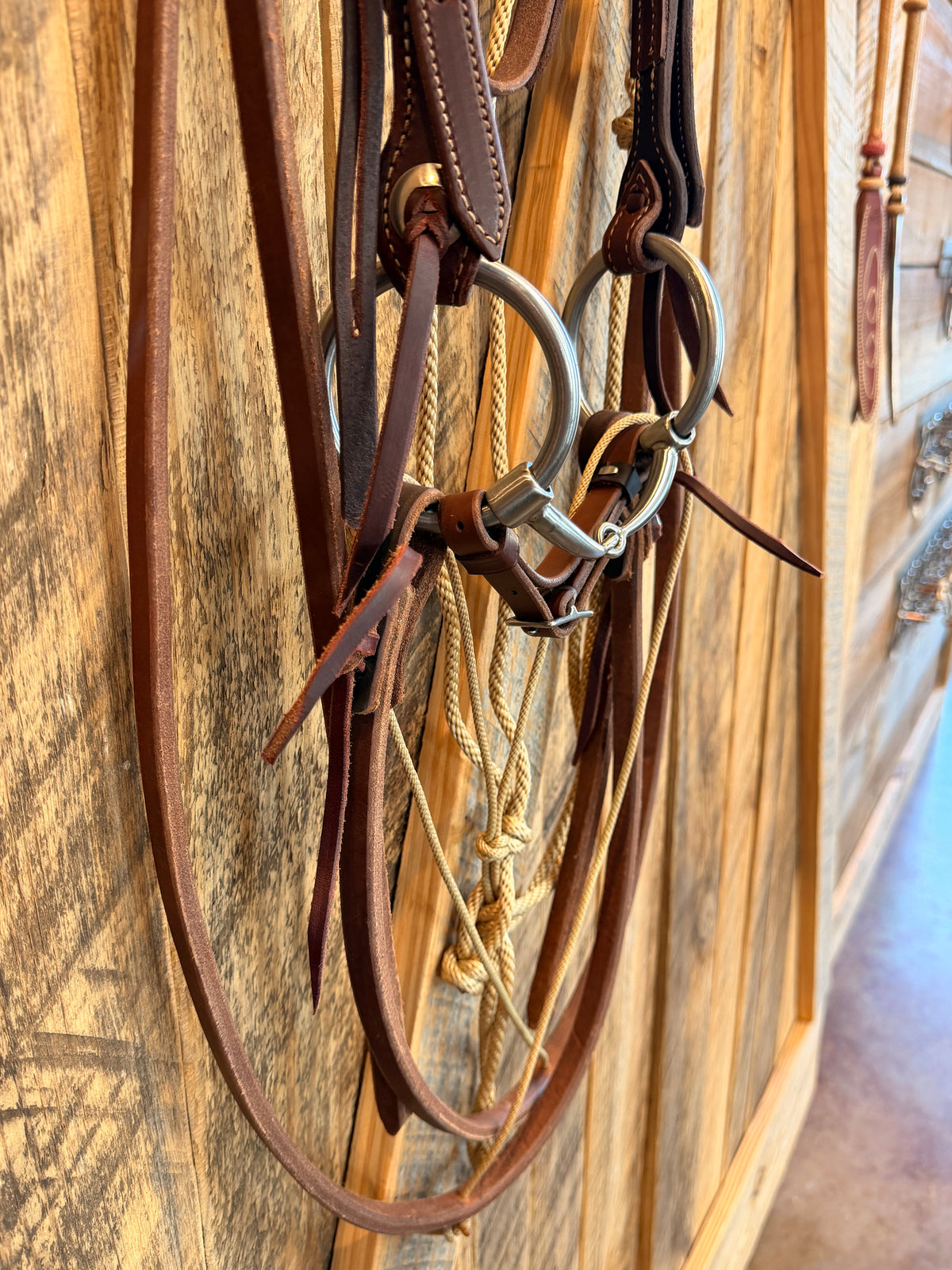 Dennis Moreland German Martingale rigged w/ KK O-Ring Smooth Snaffle
