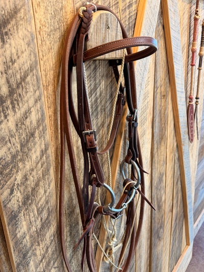 Dennis Moreland German Martingale rigged w/ KK O-Ring Smooth Snaffle