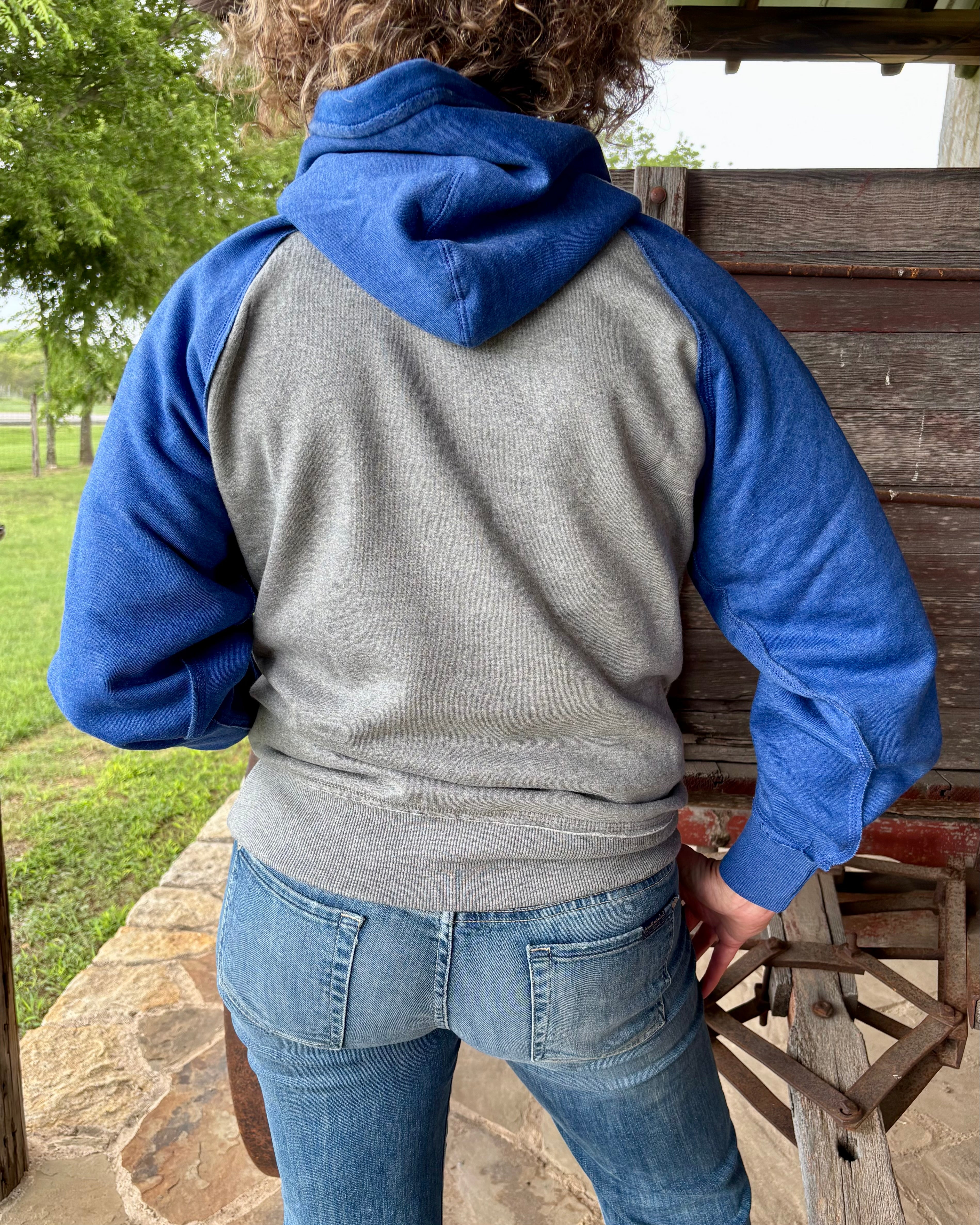 Unisex Kerry Kelley Las Vegas Hoodie - Blue and Grey