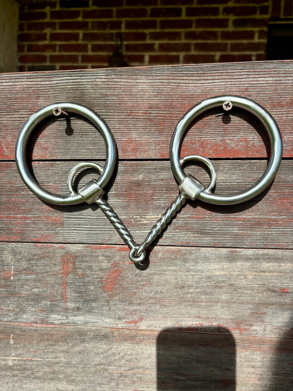 KK O-Ring Locked Twisted Wire Snaffle