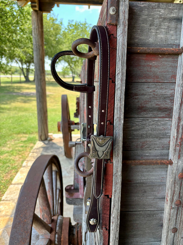 Bob Scott Single Ear Loop w/ Engraved Square Buckle