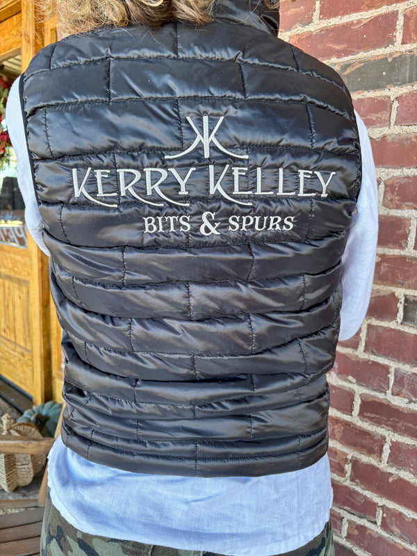 Kerry Kelley Embroidered Quilted Puffer Vest