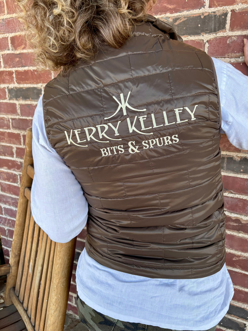 Kerry Kelley Embroidered Quilted Puffer Vest