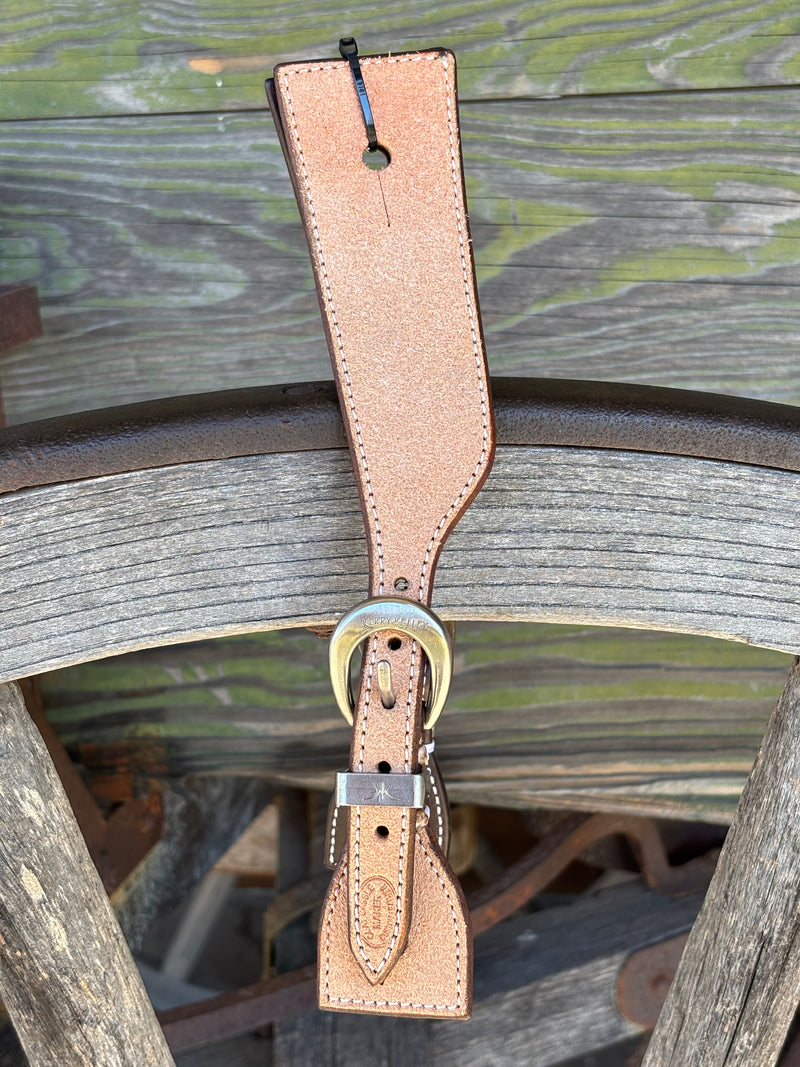 Clay Cassle Medium-Large Square Rough Out Spur Straps w/ KK Stainless Steel Buckles