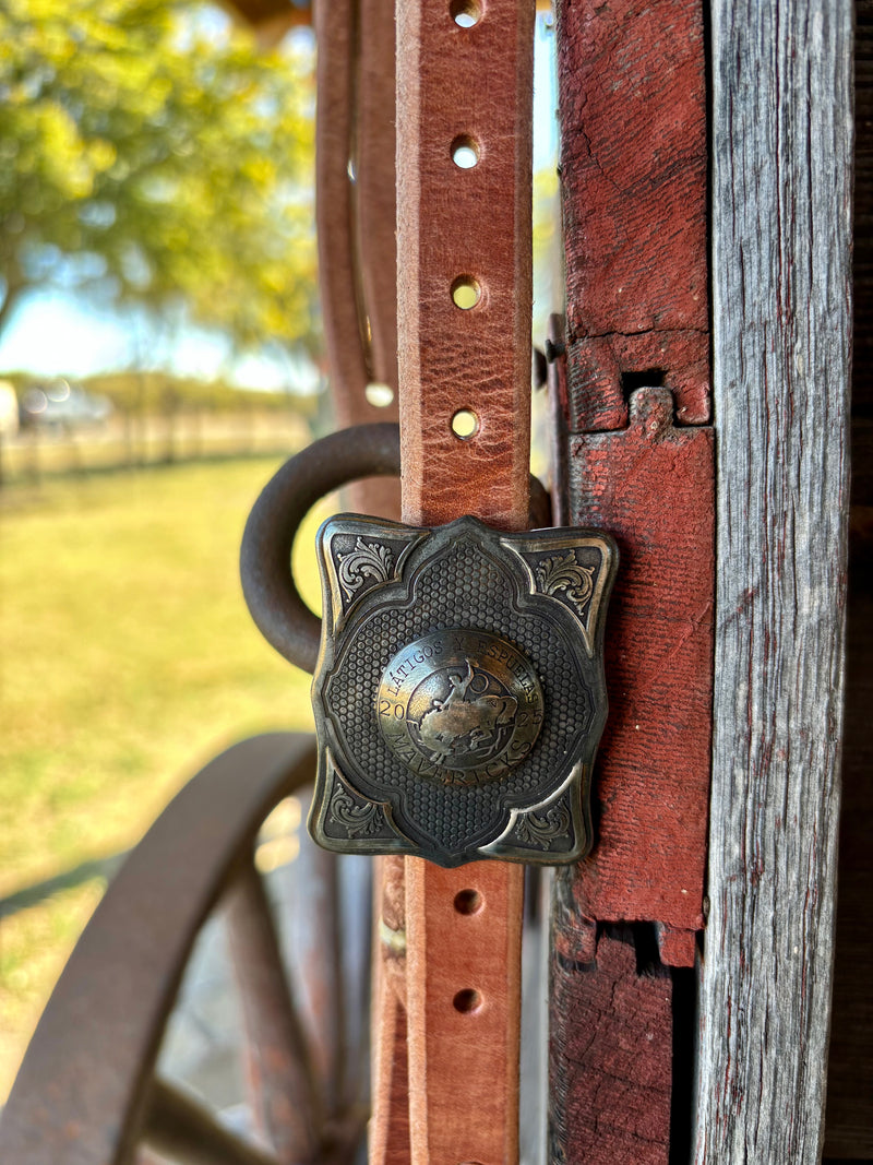 CL Split Ear Headstall w/ KK Personalized Square Buckle
