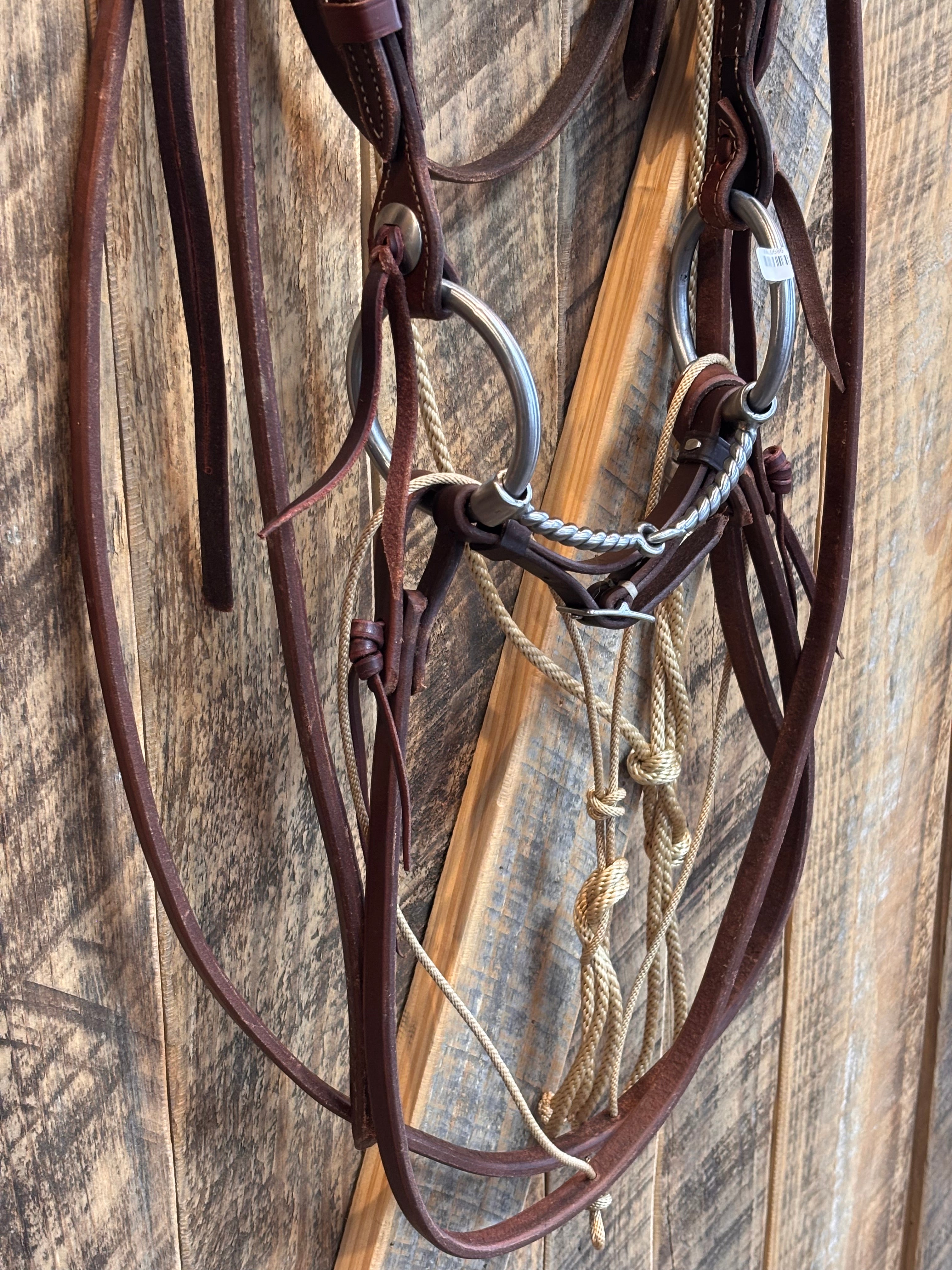 Dennis Moreland German Martingale rigged w/ KK O-Ring Twisted Wire Snaffle