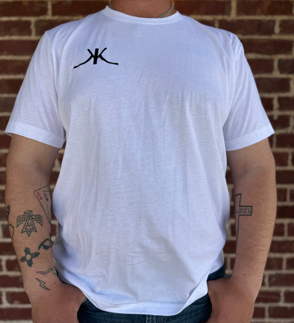Unisex Kerry Kelley Brand Logo T-Shirt - White