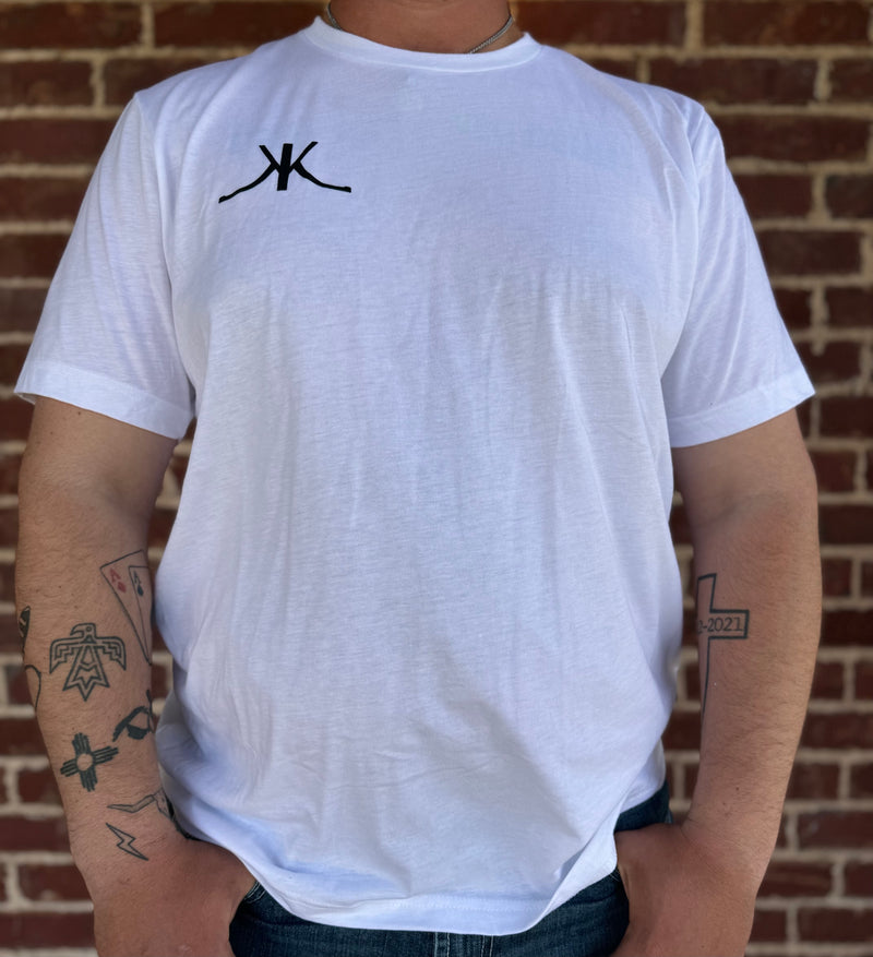 Unisex Kerry Kelley Brand Logo T-Shirt - White
