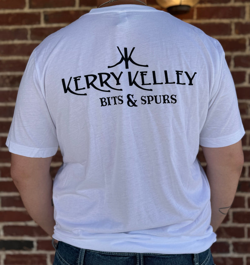 Unisex Kerry Kelley Brand Logo T-Shirt - White