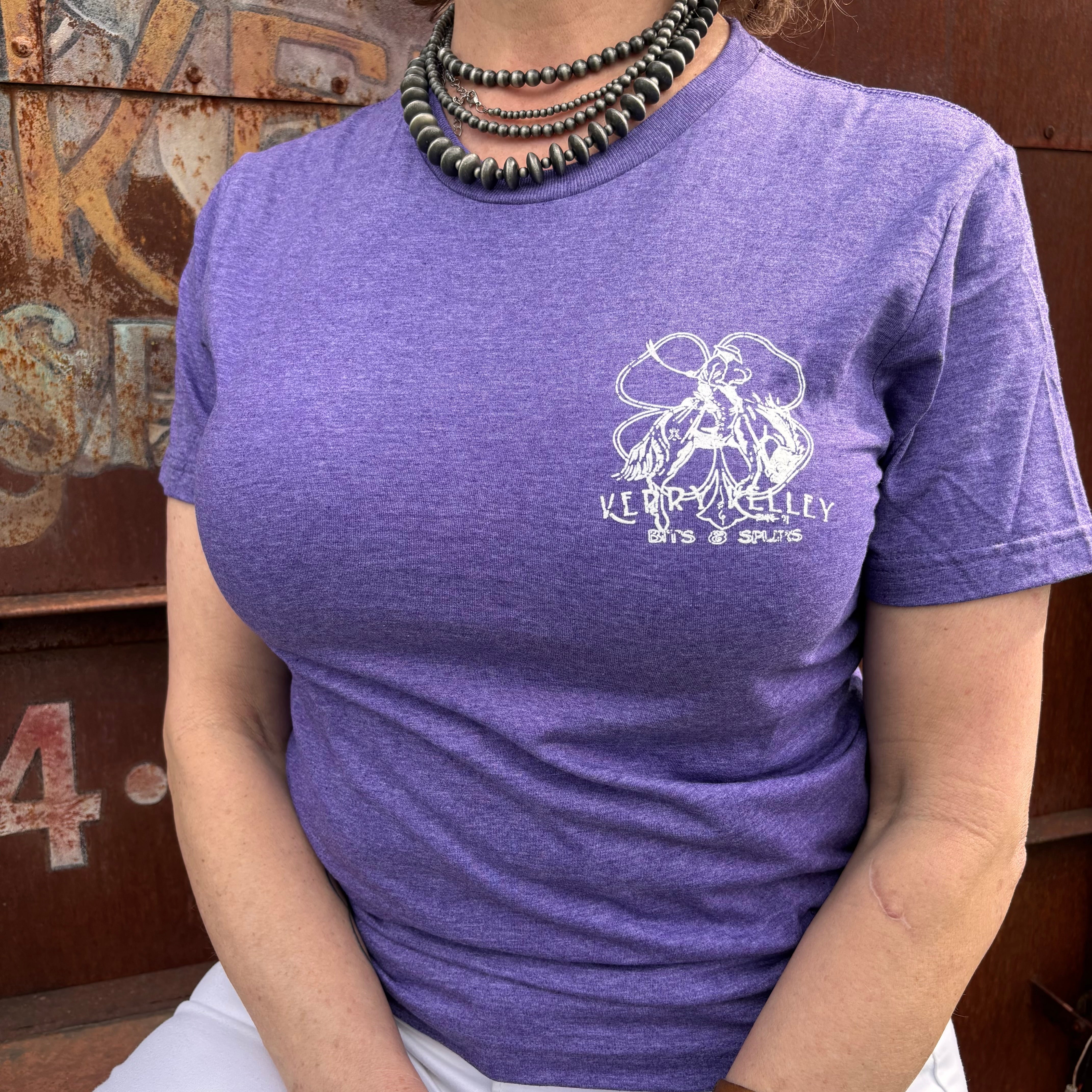 Unisex Classic Kerry Kelley Logo T-Shirt - Purple
