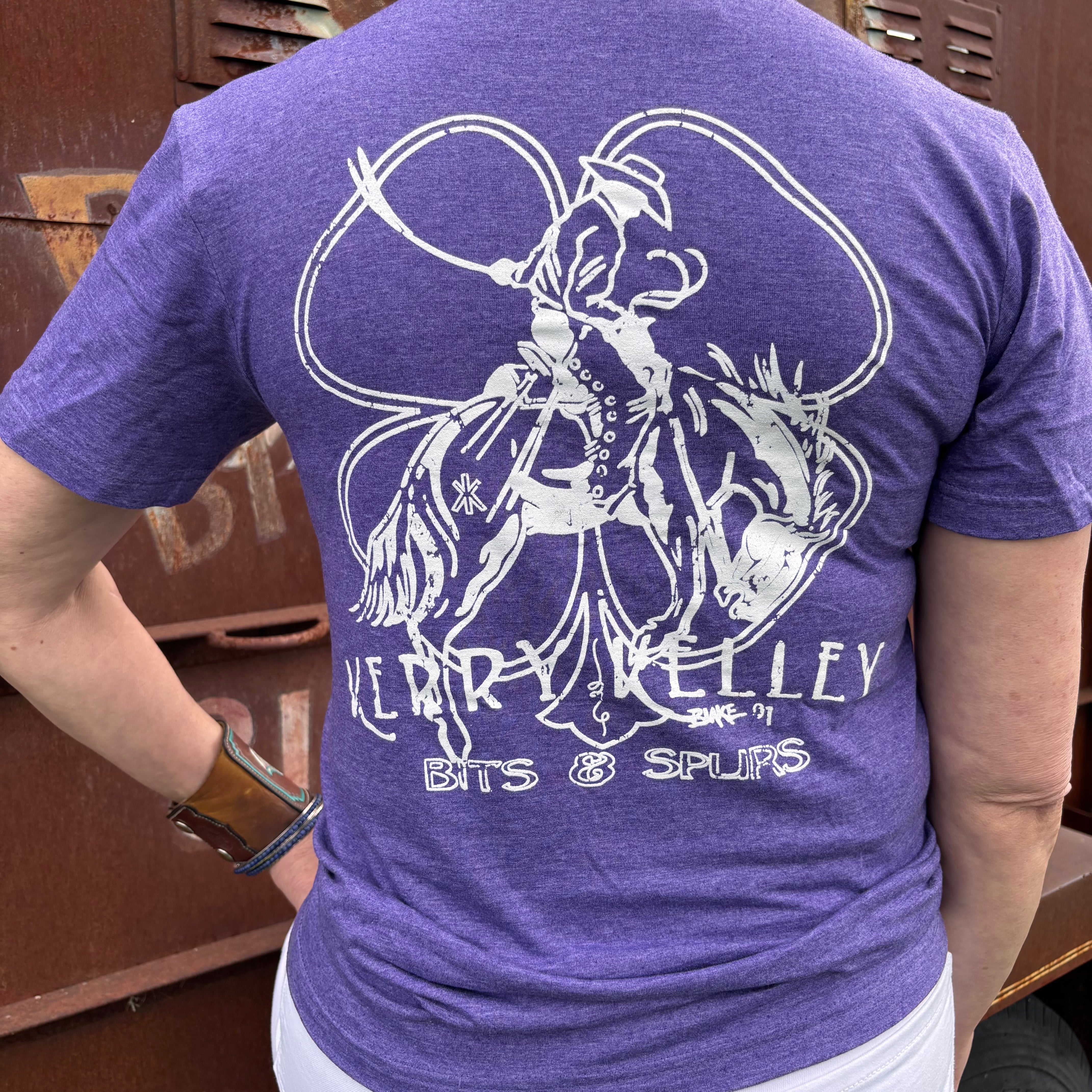 Unisex Classic Kerry Kelley Logo T-Shirt - Purple