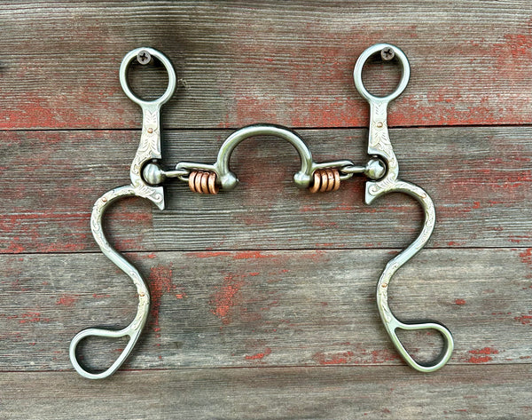 10 Ported Chain with Copper Rings Floral