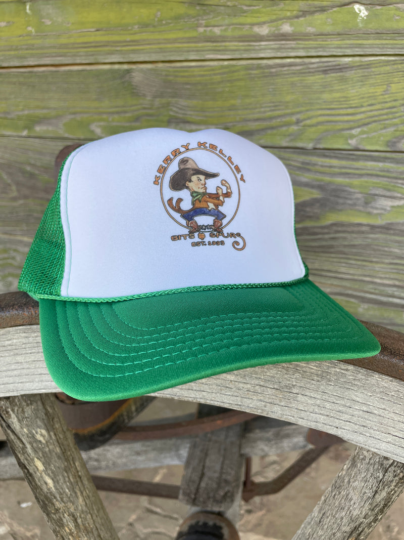 Kerry Kelley Fighting Irishman Trucker Cap- Green/White