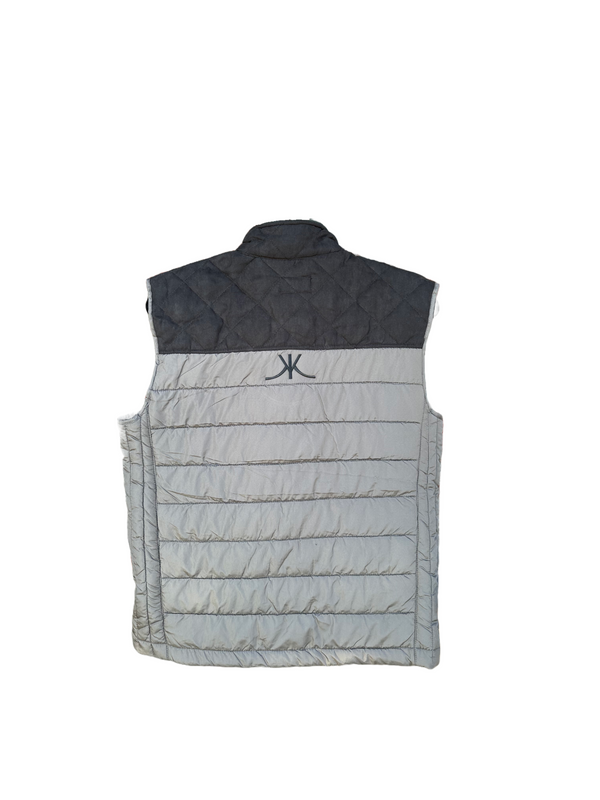 Kerry Kelley Brand Packable Hooey Vest Grey w/ Charcoal Yoke