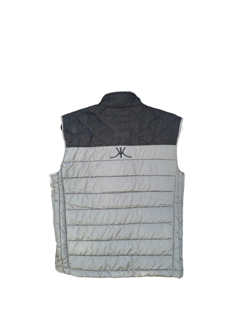 Kerry Kelley Brand Packable Hooey Vest Grey w/ Charcoal Yoke