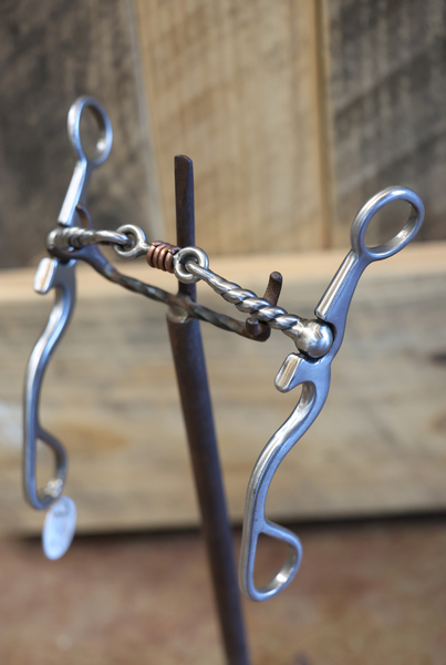 02-S Dog Bone Twisted Wire – Kerry Kelley Bits & Spurs