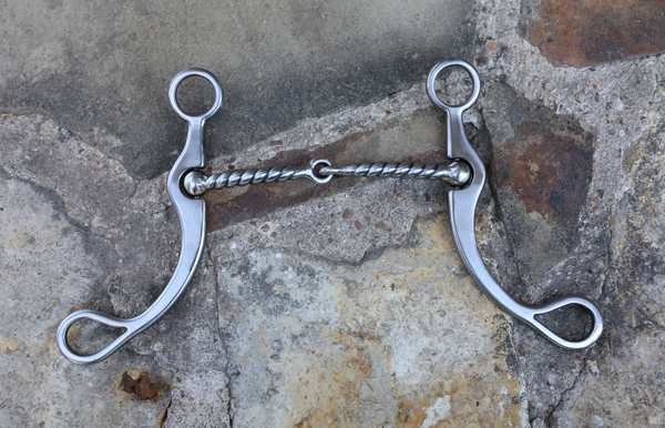 65 Twisted Wire Snaffle Scroll