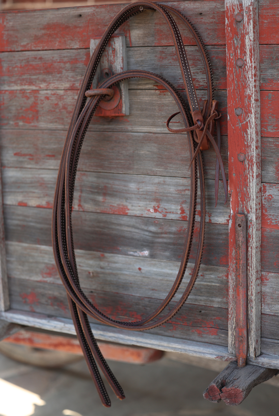 Dennis Moreland Double Stitched Split Reins