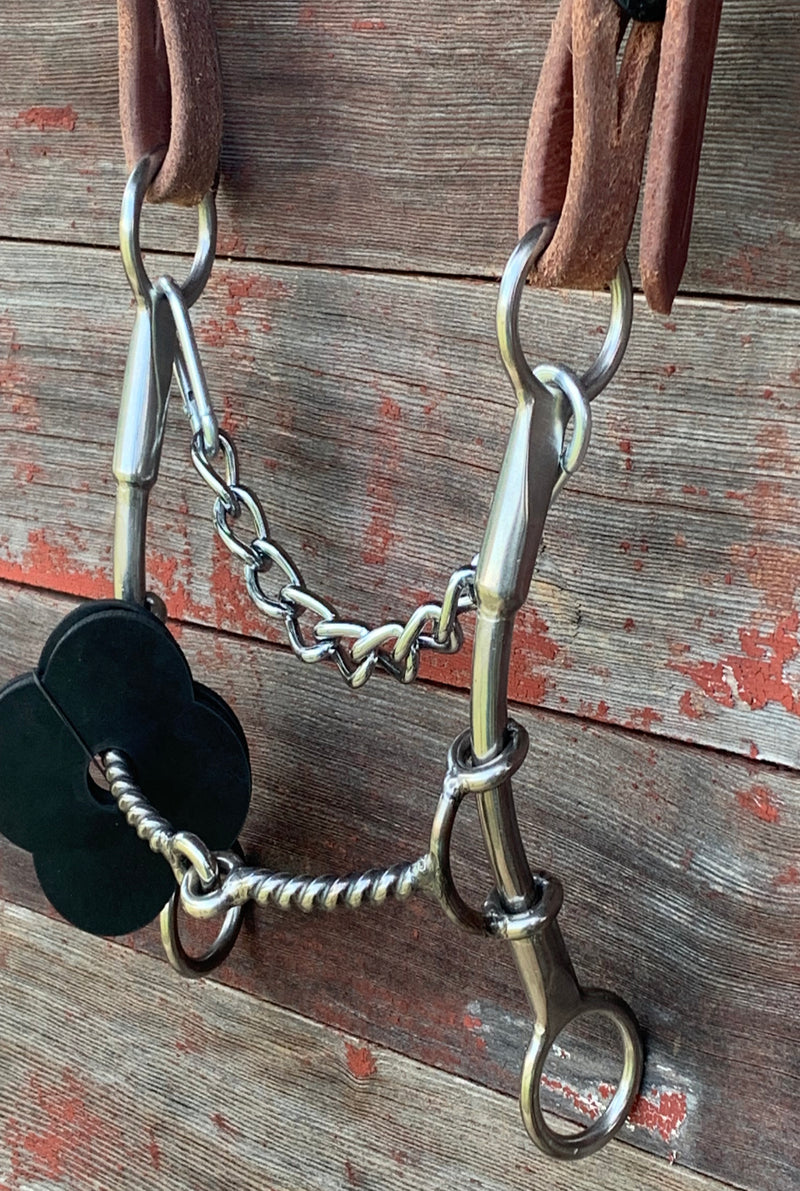 DC Glider Fixed Twisted Wire Snaffle