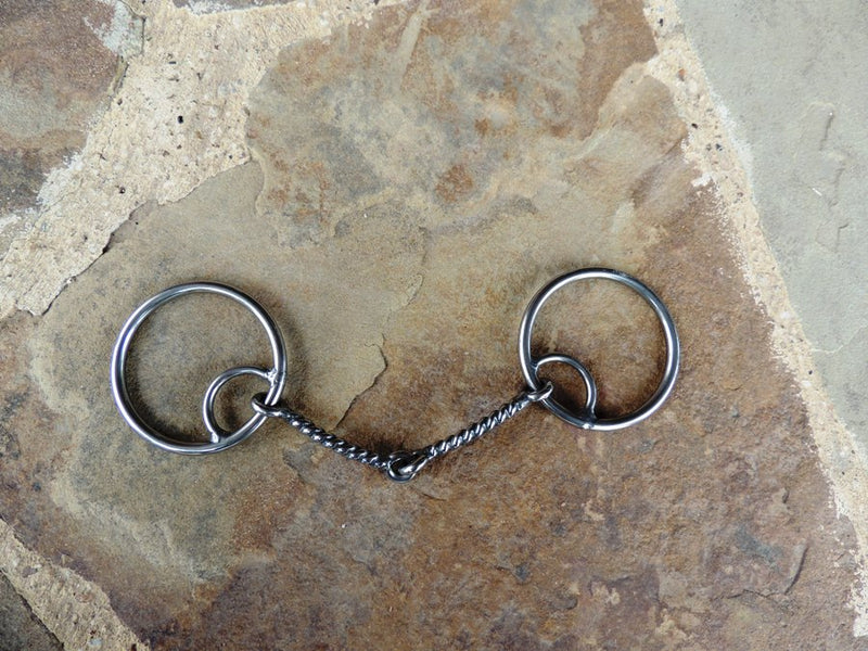 DC O-Ring Locked Twisted Wire Snaffle