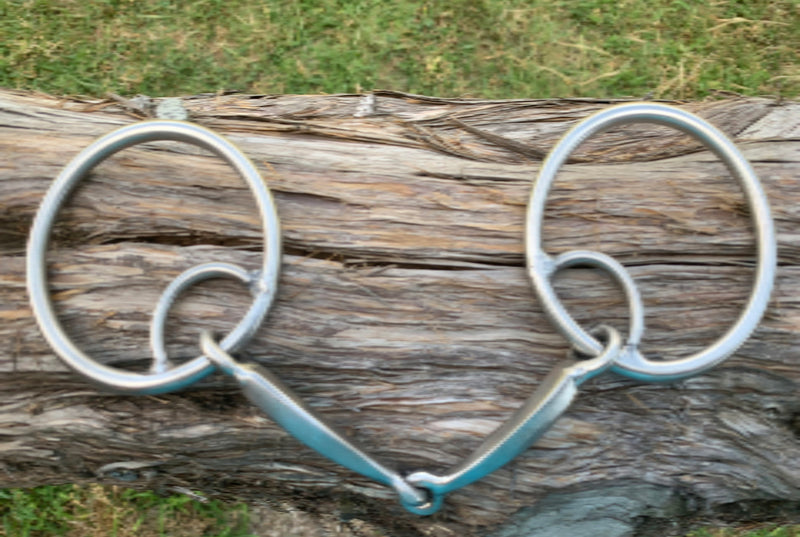 DC O-Ring Locked Weighted Snaffle