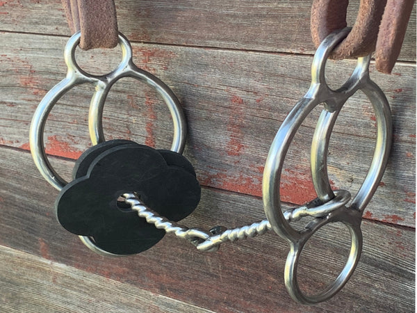 DC Ticket Twisted Wire Snaffle – Kerry Kelley Bits & Spurs