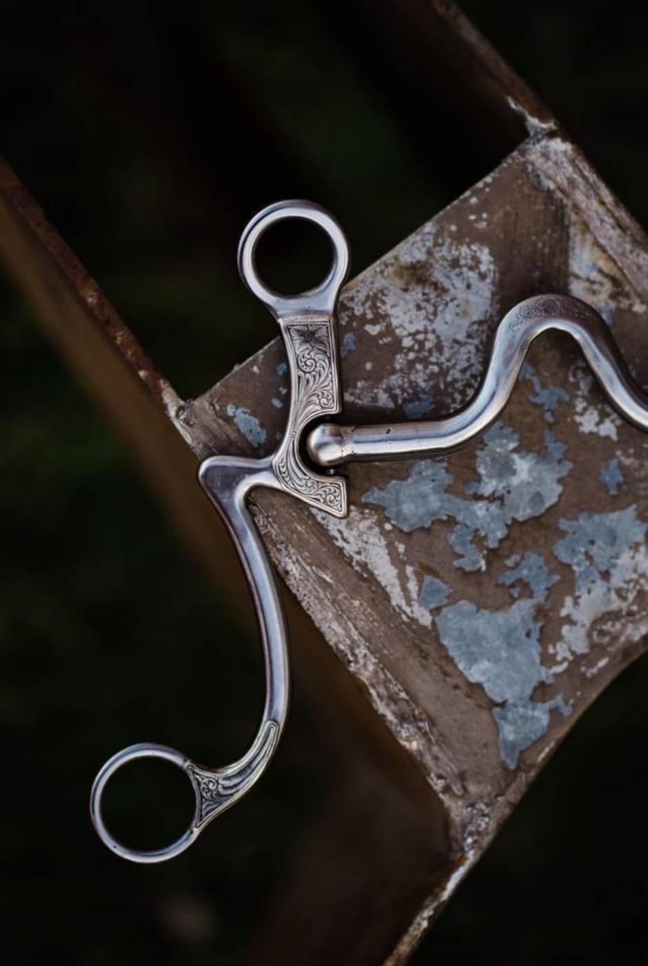 Fancy 7 12 Plated Scroll Engraving